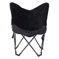 Кресло складное MAGGY, ткань - чёрный фотография