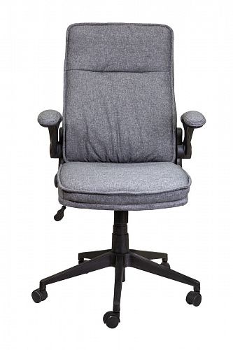 Компьютерные кресла - Кресло поворотное BORIS, ткань/серый