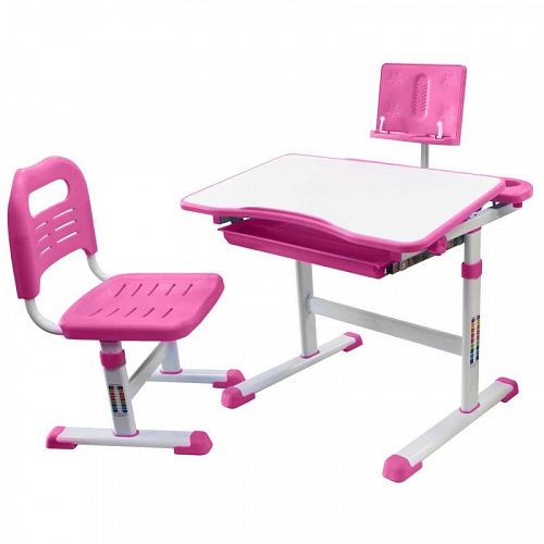 Детские столы - Комплект RIFFORMA SET-17 (розовый)