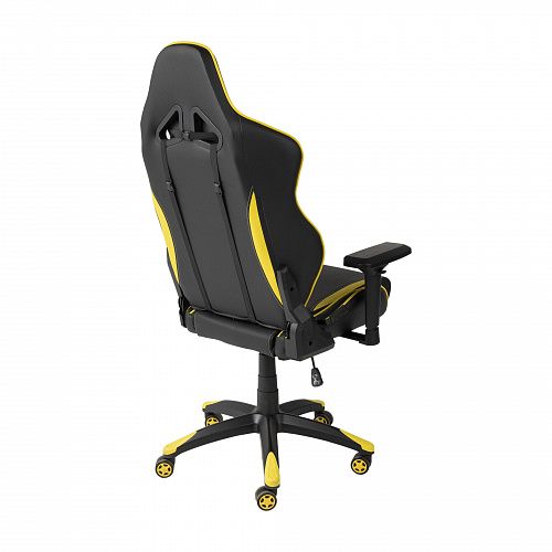 Геймерские кресла - Кресло поворотное RAPTOR, ECO, черный+желтый