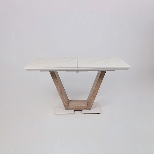 Стол ТОРОНТО, керамика 0 кат. 1400(1715)*800, Камень белый Greys white/Ель умбра_20