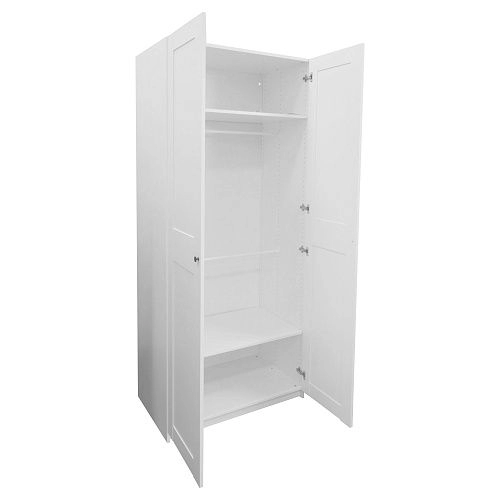 Шкаф МАКС 100*61*233, белый (2 двери) (2.06.01.050.1 RU)_2