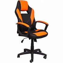 купить Кресло поворотное TIGER, черный/оранжевый