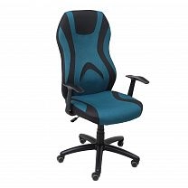 Геймерские кресла - Кресло поворотное ZODIAC, ткань (синий/черный)