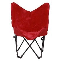 Кресло складное MAGGY, ткань - красный фотография