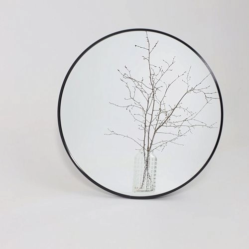 Зеркало подвесное GLOW,600*600, черный_12