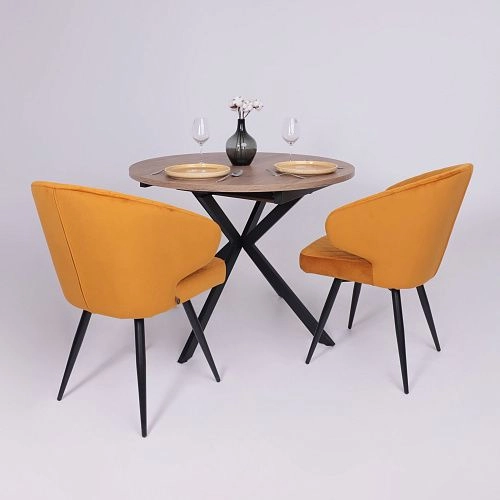 Стул ROB-R1 360, d16 OCHRE LUX\черный_4