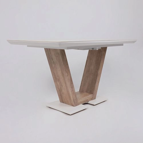 Стол ТОРОНТО, керамика 0 кат. 1400(1715)*800, Камень белый Greys white/Ель умбра_10