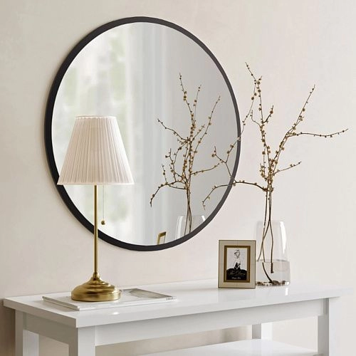 Зеркало подвесное GLOW,600*600, черный_4