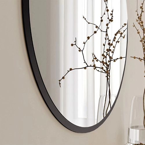 Зеркало подвесное GLOW,600*600, черный_2